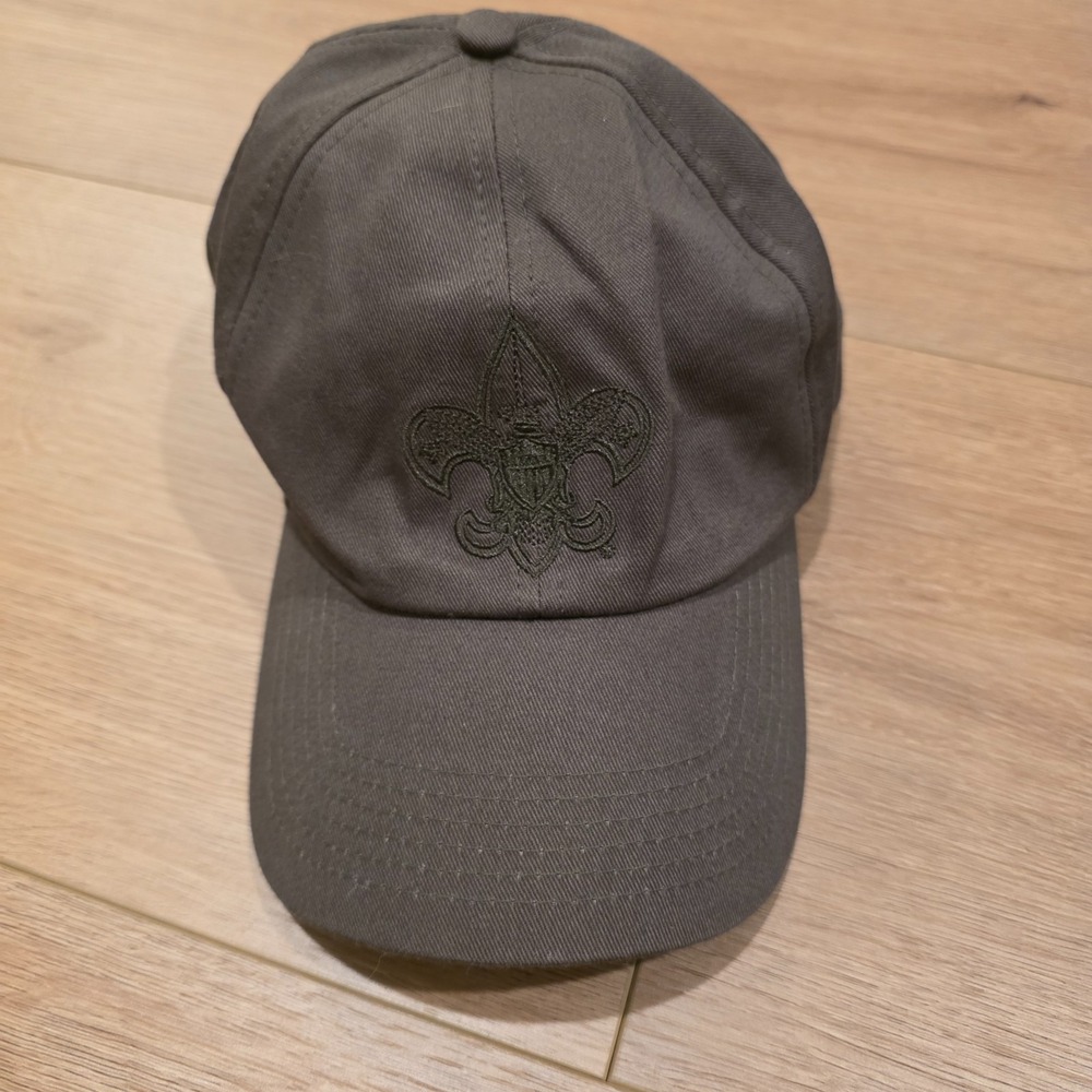 Boy Scouts Of America Strapback Baseball Cap Green M/L Adjustable Embroidered